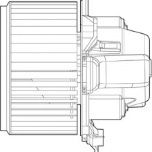 Wentylator chodnicy MAGNETI MARELLI 069412510010