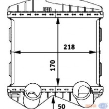Chodnica powietrza dolotowego HELLA 8ML 376 723-021