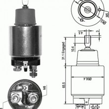 Wcznik elektromagnetyczny rozrusznika MAGNETI MARELLI 940113050346