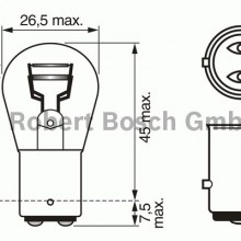 arwka P21/5W BOSCH 1 987 302 282