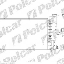 Chodnica wody CITROEN XANTIA 93-