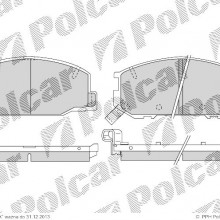 Klocki hamulcowe (4szt. komplet) TOYOTA PREVIA (TCR1_, 2_), 05.1990 - 08.2000 (MAGNETI MARELLI)