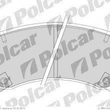 Klocki hamulcowe NISSAN ALMERA I (N15), 07.1995 - 07.2000 (BOSCH)