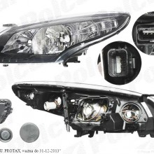 Reflektor gwny RENAULT MEGANE III, 10.2008- (TYC)