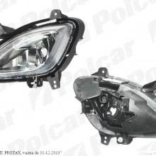 Lampa przeciwmgielna - przednia HYUNDAI I10 (PA), 04.2011- (TYC)