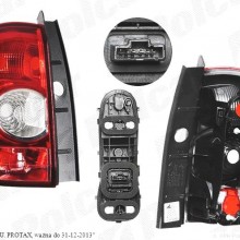 lampa tylna DACIA DUSTER, 01.2010- (AL)