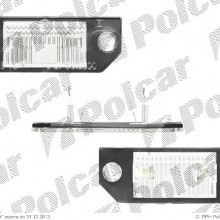 Lampa owietlenia tablicy rej. FORD C - MAX (C214), 06.2007 - 12.2010