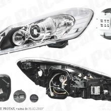 Reflektor gwny VOLVO C70 (M), 01.2010- (AL)