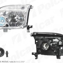 reflektor gwny NISSAN X - TRAIL (T30), 07.2001 - 08.2003 (TYC)