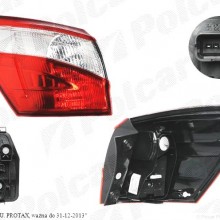 Lampa tylna NISSAN QASHQAI (J10), 04.2010- (VALEO)