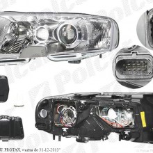Reflektor gwny SKODA SUPERB (3U4), 02.2002 - 06.2008