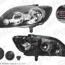 reflektor gwny VOLKSWAGEN GOLF VI PLUS, 01.2009-