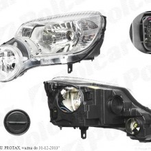 Reflektor gwny SKODA YETI (5L), 09.2009 - 09.2013 (AL)