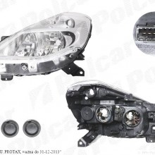 reflektor gwny RENAULT CLIO III (R0/1), 05.2009- (TYC)