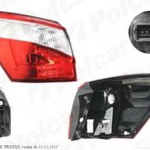 lampa tylna NISSAN QASHQAI (J10), 04.2010- (VALEO)