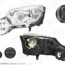 Reflektor gwny SKODA YETI (5L), 09.2009 - 09.2013 (AL)