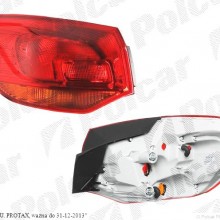 Lampa tylna OPEL ASTRA J, 09.2009- (TYC)