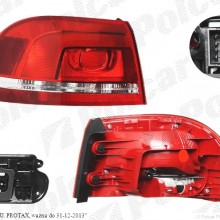 Lampa tylna VOLKSWAGEN PASSAT (B7 (36)), 11.2010- (ULO)