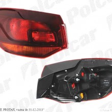 Lampa tylna OPEL ASTRA J, 09.2009- (TYC)