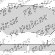 Klocki hamulcowe (4szt. komplet) VOLVO 760 (704, 764), 08.1981 - 07.1992 (DELPHI)