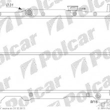 Chodnica wody TOYOTA CARINA E 92-