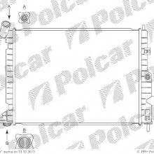 Chodnica wody OPEL VECTRA B 95 - 99