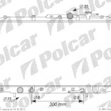 Chodnica wody MITSUBISHI GALANT 97-