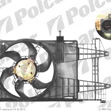 Wentylator z obudow, wspornikiem FIAT PUNTO 03-