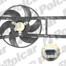 Wentylator z obudow, wspornikiem FIAT PANDA 03-