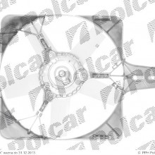 Wentylator z obudow, wspornikiem FIAT UNO 83- / 89-