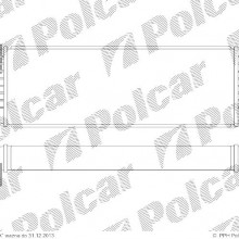 Chodnica powietrza (Intercooler) IVECO DAILY 85 - 89 / 89 - 96 / 96-