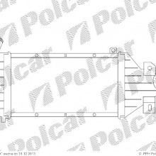 Chodnica powietrza (Intercooler) OPEL ASTRA G 98-