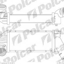 Chodnica powietrza (Intercooler) PEUGEOT 307 01-