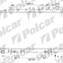 Chodnica wody NISSAN PRIMERA 91-