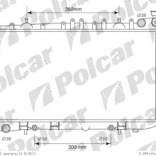 Chodnica wody NISSAN PRIMERA 91-