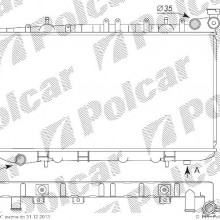 Chodnica wody NISSAN PRIMERA 91-