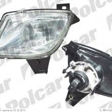 halogen, lampa przeciw mgielna przednia CITROEN XSARA (N0/N1/N2), 07.1997 - 09.2000 (TYC)