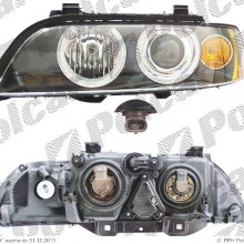 lampa przednia, reflektor wiate przednich BMW 5 (E39), 01.1996 - 06.2004 (HELLA)