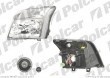 lampa przednia, reflektor świateł przednich FORD TRANSIT CONNECT (C170), 05.2003- (TYC)