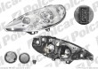 lampa przednia, reflektor wiate przednich PEUGEOT 807 (E_), 07.2002- (VALEO)