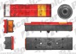 lampa tylna MERCEDES SPRINTER 208 - 414, 01.1995 - 03.2000