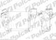 Chłodnica powietrza (Intercooler) AUDI A4 00- ( - )