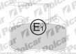 Klocki hamulcowe (4szt. komplet) PEUGEOT 406 coupe (8C), 03.1997 - 12.2004 (DELPHI)