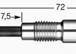 wieca arowa / pomieniowa NGK 2031