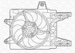 Wentylator chodnicy MAGNETI MARELLI 069402281010