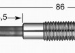 wieca arowa / pomieniowa NGK 2163