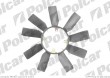Wentylator z obudow, wspornikiem MERCEDES E - KLASSE (210) 95-