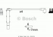 Zestaw przewodw zaponowych BOSCH 0 986 356 787