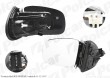 lusterko zewn�trzne MERCEDES ML - KLASSE (W163), 02.1998 - 07.2005