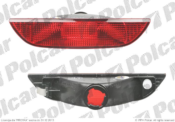 lampa przeciwmgielna tylna NISSAN NOTE (E11), 04.2006